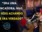 Mike Baguncinha passa mal ao defender SBT de “invasão” que ele achava ser real