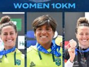 Ana Marcela e Viviane Jungblut levaram ouro e prata no Mundial de Águas Abertas