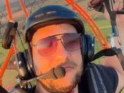 Homem de 36 anos morre ao cair de paramotor diante da esposa grávida; veja