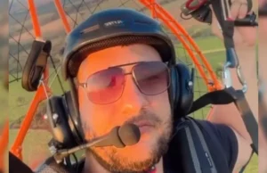 Homem de 36 anos morre ao cair de paramotor diante da esposa grávida; veja