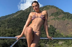 Isis Valverde mostra como usar top cortininha de um jeito diferente: ‘Estilo!’