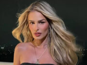 Yasmin Brunet aposta em look preto para ensaio e esbanja boa forma: ‘Um encanto!’
