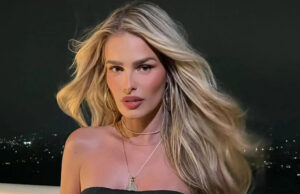 Yasmin Brunet aposta em look preto para ensaio e esbanja boa forma: ‘Um encanto!’