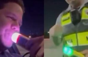 Homem grava blitz para provar que não está bêbado e é multado por uso do celular; veja