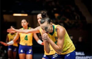 Gabi revela que seleção feminina de vôlei está com a Sérvia ‘engasgada’ e Zé Roberto faz alerta