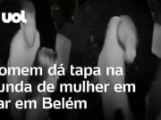 Vídeo flagra homem dando tapa na bunda de mulher em bar em Belém; veja