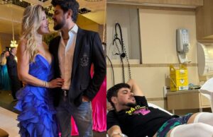 ESPOSA DE CRISTIANO ATUALIZA QUADRO DE SAÚDE DO CANTOR APÓS RETIRADA DA VESÍCULA Paula Vaccari e Cristiano (Reprodução Instagram/ montagem)