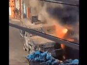 Vídeo mostra traficantes usando granada para destruir blindado da polícia; veja