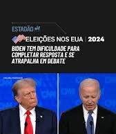 Joe Biden tem dificuldade para completar resposta e se atrapalha em debate; veja