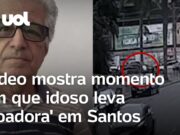 Idoso morre após ‘voadora’: Vídeo mostra momento em que motorista agride