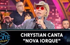 Chrystian se despede do The Noite cantando “Nova Iorque”; veja