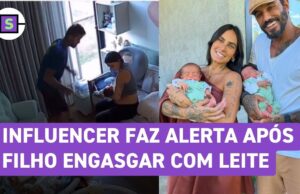 Ex-De Férias com o Ex desabafa e faz alerta após um dos filhos engasgar com leite