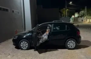 Homem é executado a tiros dentro de carro em MT; esposa e filho são baleados