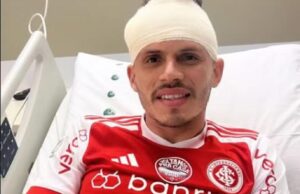 Renê recebe alta após forte choque na cabeça e volta a treinar no Internacional