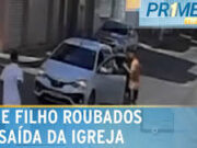 Pai e filho são assaltados enquanto voltavam da igreja no ES; veja