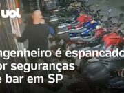 Engenheiro é espancado por seguranças de bar após ser confundido com devedor em SP; veja