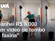 ‘Ganhei R$ 8.000 com tombo na faxina’: Criadora de conteúdo revela quanto TikTok paga