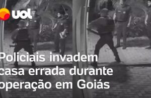 Policiais arrombam portão e invadem casa errada durante operação em Goiás; veja