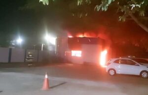 Reservatório de oxigênio do Hospital Regional é tomada pelo fogo