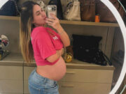 Na reta final da gestação, Virginia Fonseca exibe barrigão de grávida; ‘José Leonardo’