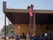 Trabalhador fica ferido após sofrer descarga elétrica durante pintura