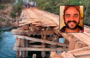 Corpo de caminhoneiro é resgatado de rio após queda de ponte
