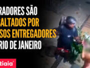 Moradores são assaltados antes de entrar em prédio no RJ; veja