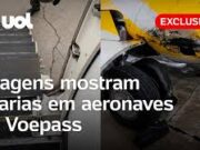 Imagens mostram precariedade em aeronaves da Voepass, mesma de avião que caiu