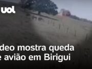 Vídeo mostra momento da queda de avião em Birigui (SP); ocupantes morreram