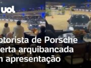 Porsche bate em arquibancada durante apresentação em SP; veja