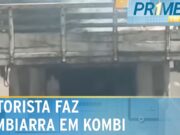 Risco de explosão: dono de Kombi faz gambiarra com combustível em SP