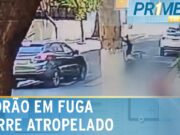 Suspeito de furtar celular morre atropelado durante fuga em SP; veja