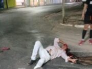 Vídeo: Jovens agridem homem a pauladas no terminal do CPA I