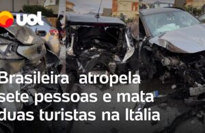 Brasileira avança sinal vermelho, atropela sete pessoas e mata duas turistas na Itália