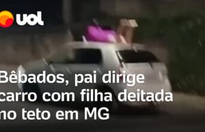 Mulher é filmada no teto de carro em Belo Horizonte; vídeo mostra flagrante