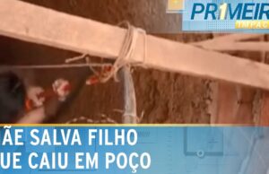 Mãe pula em poço para salvar filho pequeno em Rondônia; veja