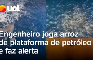 Engenheiro joga arroz de plataforma de petróleo e diz que isso pode acontecer com humanos