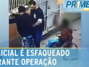Cadeirante dá facada em policial civil durante operação em Porto Alegre; veja