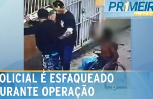 Cadeirante dá facada em policial civil durante operação em Porto Alegre; veja