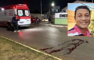 Motociclista de 47 anos morre ao cair de moto após lombada em avenida