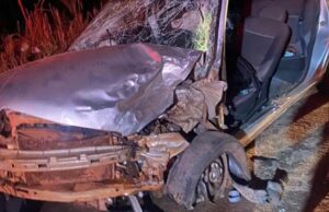 Duas pessoas ficam feridas após acidente envolvendo dois carros em Juscimeira