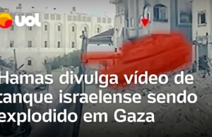 Hamas explode tanque de guerra de Israel em Gaza; vídeo mostra momento