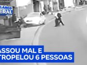 Motorista de aplicativo passa mal e atropela pessoas que esperavam ônibus em SP