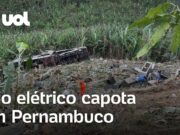 Trio elétrico de festa de reeleição capota e mata 3 em Pernambuco; veja