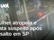 Mulher atropela e mata suspeito de assaltar ela e a amiga na zona sul de São Paulo; veja
