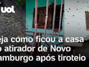 Novo Hamburgo: vídeos mostram como ficou a casa do homem que matou pai, irmão e policial