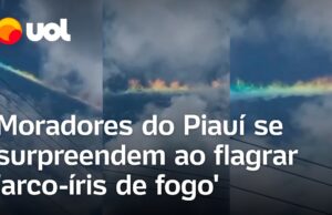 Arco-íris de fogo’ é visto no Piauí; vídeo mostra fenômeno raro que surpreendeu moradores