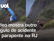 Homem morre em salto: Vídeo mostra outro ângulo de acidente na Pedra Bonita