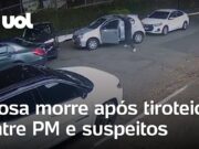 Idosa morre após tiroteio entre PM e suspeitos de roubo de carro em SP