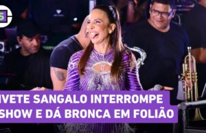 Ivete Sangalo pausa show em Florianópolis e manda folião quebrar cigarro eletrônico